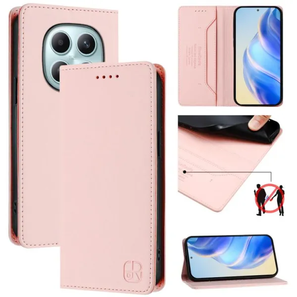 RINA Zaklápacie puzdro pre Xiaomi Redmi Note 15 5G / POCO M8 5G ružové