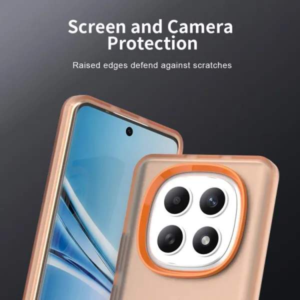 CANDY Ochranný kryt pre Xiaomi Redmi Note 15 5G / POCO M8 5G oranžový