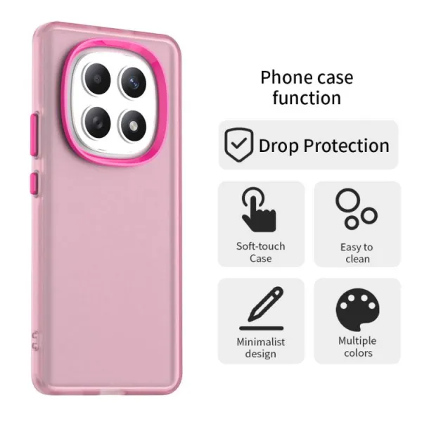 CANDY Ochranný kryt pre Xiaomi Redmi Note 15 5G / POCO M8 5G ružový