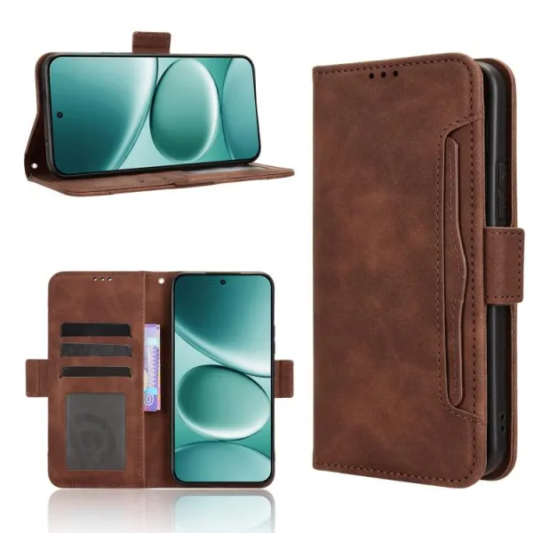 SLOT Peňaženkový obal pre Xiaomi Redmi Note 15 Pro hnedý