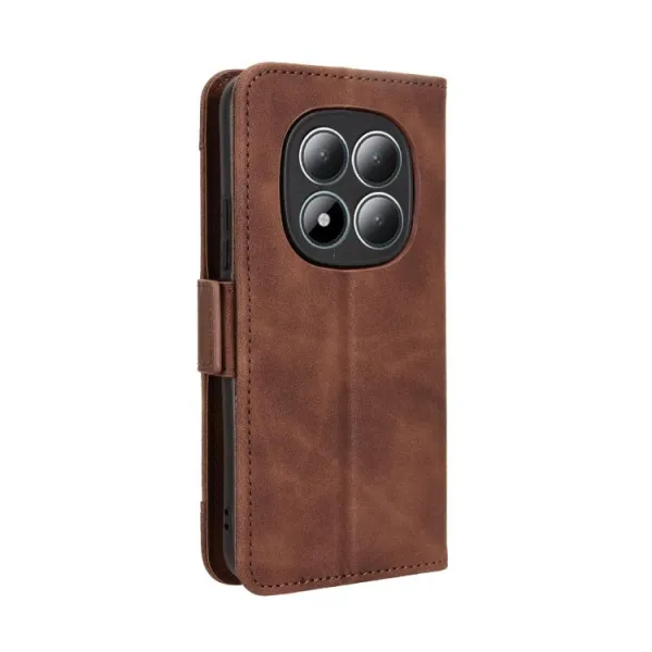 SLOT Peňaženkový obal pre Xiaomi Redmi Note 15 Pro hnedý