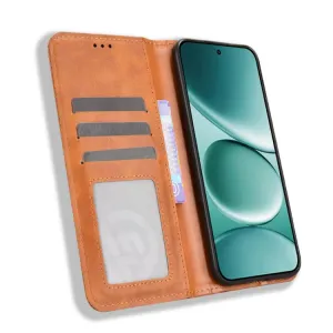 BUSINESS Peňaženkové puzdro pre Xiaomi Redmi Note 15 Pro hnedé