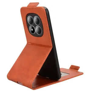 Vyklápacie puzdro pre Xiaomi Redmi Note 15 Pro hnedé