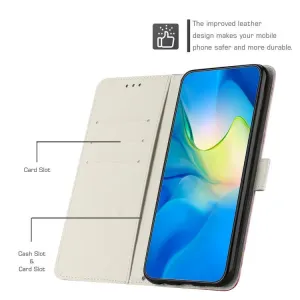 ART MARBLE Peňaženkový kryt pre Xiaomi Redmi Note 15 Pro BLUE
