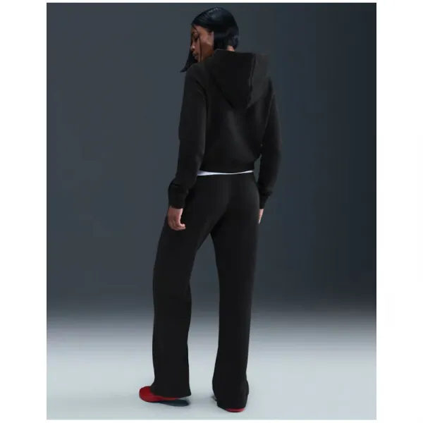 Dámske tepláky NIKE W NSW PHNX FLC STRGHT LEG PNT BLACK