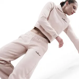 Dámske tepláky NIKE W NSW PHNX FLC STRGHT LEG PNT SILT RED