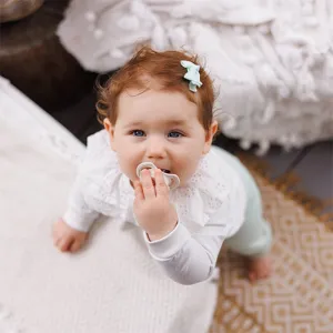 BABYONO Cumlíky silikónové symetrické 6-18m, 2 ks