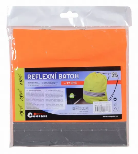 Compass Batoh reflexný S.O.R. oranžový