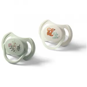 BABYONO Cumlíky silikónové symetrické 6-18m, 2 ks