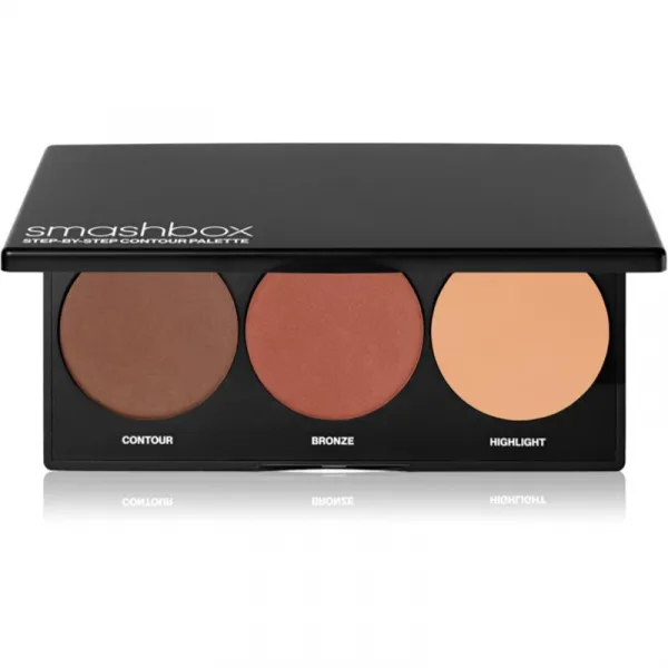 Smashbox Step-By-Step Contour Palette kontúrovacia paletka na tvár odtieň Deep 8.68 g