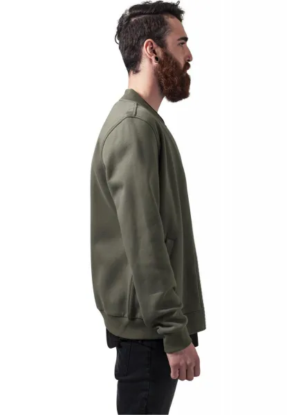 Sweat Bomber Jacket Olive