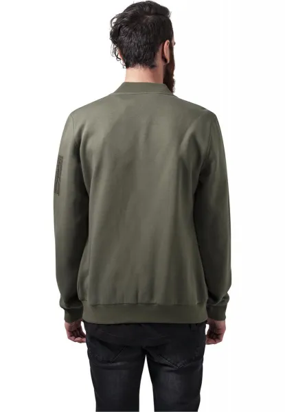 Sweat Bomber Jacket Olive