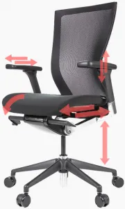 ALFA Ergonomická kancelárska stolička SIDIZ AL