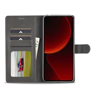 IMEEKE Peňaženkový obal pre Xiaomi 14T Pro šedý