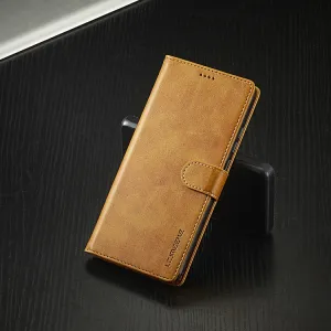 IMEEKE Peňaženkový obal pre Xiaomi 14T svetlohnedý