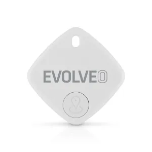 EVOLVEO TrackTag, Bluetooth lokátor s Apple Find My, biely