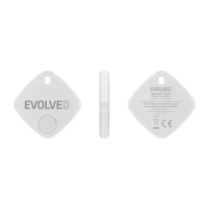 EVOLVEO TrackTag, Bluetooth lokátor s Apple Find My, biely