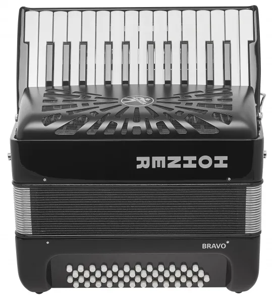 Hohner Bravo I 49 F, black (SilentKey)