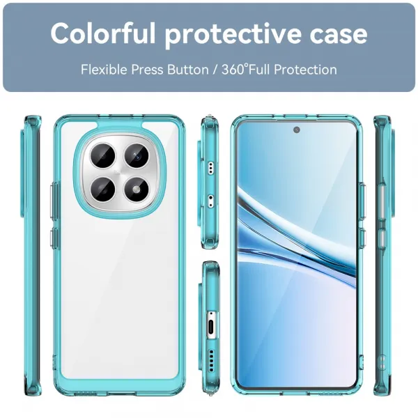 CRYSTAL Ochranný kryt pre Xiaomi Redmi Note 15 5G / POCO M8 5G tyrkysový