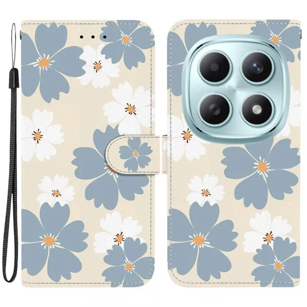 ART Peňaženkový obal pre Xiaomi Redmi Note 15 5G / POCO M8 5G BLUE DAISY
