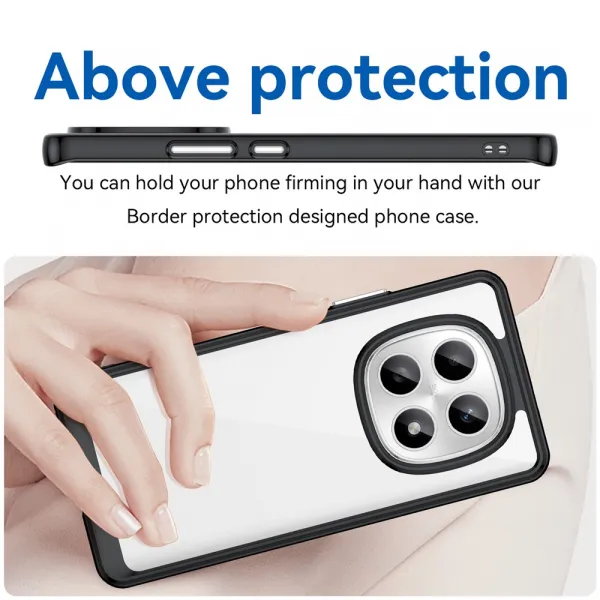 CRYSTAL Ochranný kryt pre Xiaomi Redmi Note 15 5G / POCO M8 5G čierny