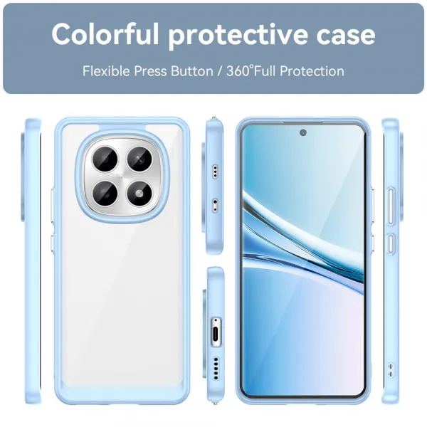 CRYSTAL Ochranný kryt pre Xiaomi Redmi Note 15 5G / POCO M8 5G modrý