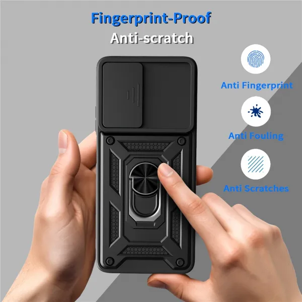 RING CAMERA Kryt s držiakom pre Motorola Moto G06 / G06 Power zelený