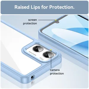 CRYSTAL Ochranný kryt pre Motorola Moto G06 / G06 Power modrý