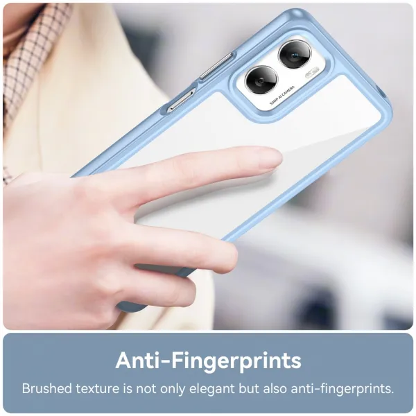 CRYSTAL Ochranný kryt pre Motorola Moto G06 / G06 Power modrý