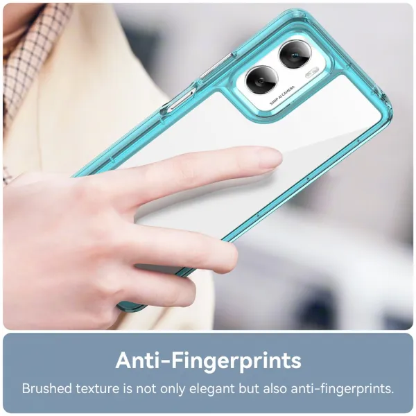 CRYSTAL Ochranný kryt pre Motorola Moto G06 / G06 Power tyrkysový