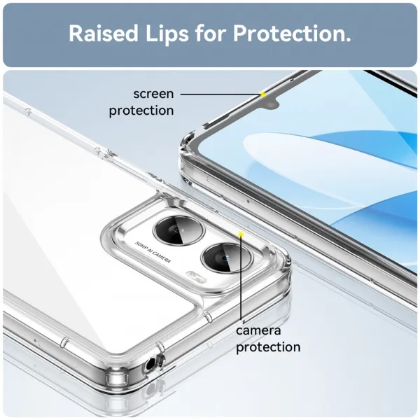CRYSTAL Ochranný kryt pre Motorola Moto G06 / G06 Power priehľadný