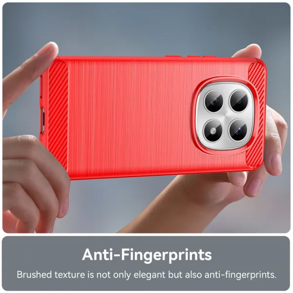 FLEXI TPU Ochranný obal Xiaomi Redmi Note 15 5G / POCO M8 5G červený
