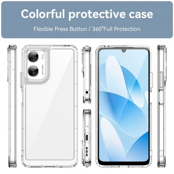 CRYSTAL Ochranný kryt pre Motorola Moto G06 / G06 Power priehľadný