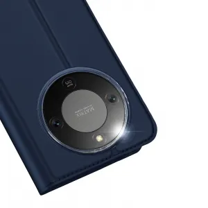 DUX Zaklápacie puzdro pre Honor Magic8 Lite 5G modré