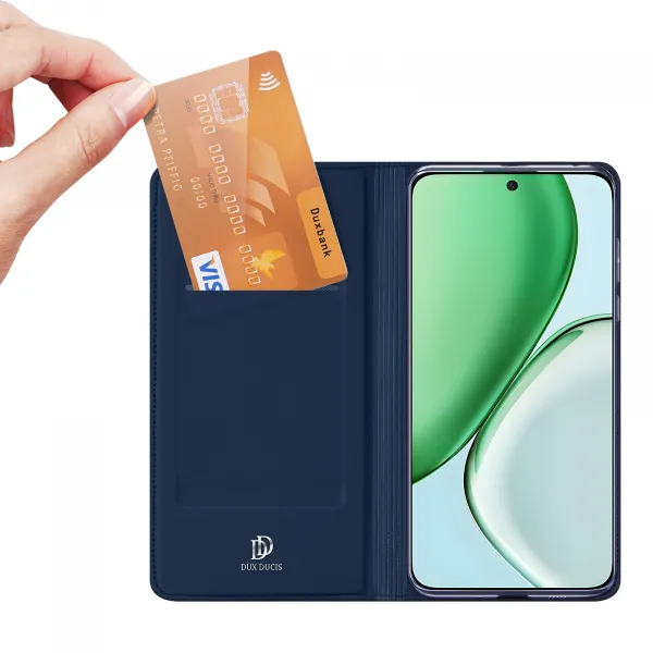 DUX Zaklápacie puzdro pre Honor Magic8 Lite 5G modré