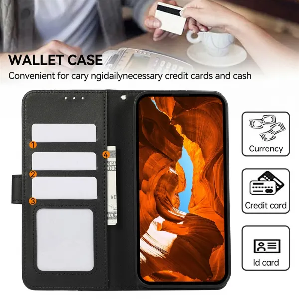ABEEL DELICATE Peňaženkový obal Honor Magic8 Lite 5G čierny