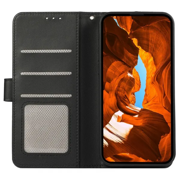 ABEEL DELICATE Peňaženkový obal Honor Magic8 Lite 5G čierny