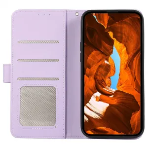 ABEEL DELICATE Peňaženkový obal Honor Magic8 Lite 5G fialový