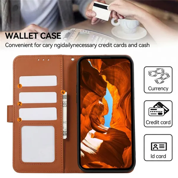 ABEEL DELICATE Peňaženkový obal Honor Magic8 Lite 5G hnedý