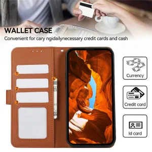 ABEEL DELICATE Peňaženkový obal Honor Magic8 Lite 5G hnedý