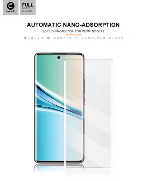 UV Tvrdené sklo pre Xiaomi Redmi Note 15 / Redmi Note 15 5G / POCO M8 5G