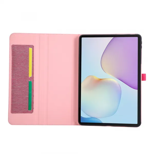 FABRIC Zaklápací obal pre Huawei MatePad 11.5 2025 ružový