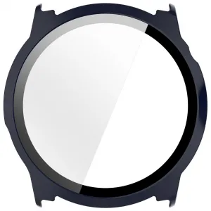 PC FULL COVER Plastový kryt so sklom pre Coros Pace 4 modrý