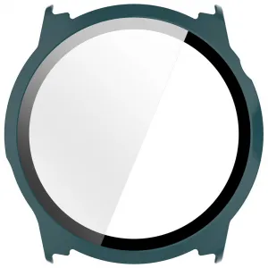 PC FULL COVER Plastový kryt so sklom pre Coros Pace 4 zelený