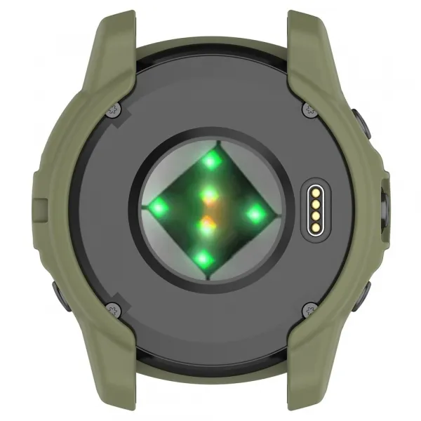 TPU HALF COVER Kryt pre Garmin Fenix 7 Pro 47mm zelený