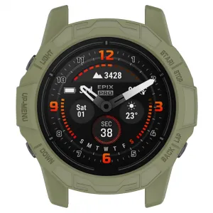 TPU HALF COVER Kryt pre Garmin Fenix 7 Pro 47mm zelený