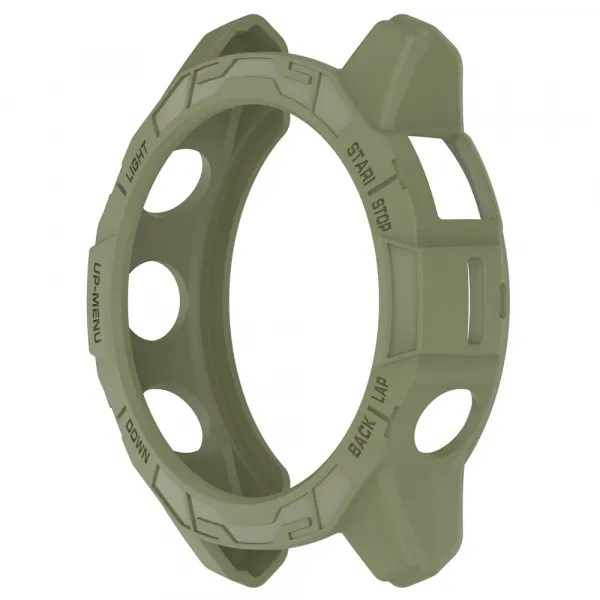 TPU HALF COVER Kryt pre Garmin Fenix 7 Pro 47mm zelený