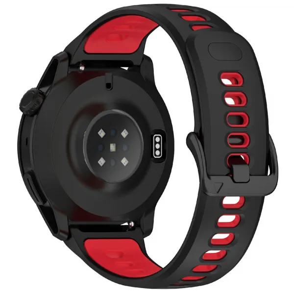 SPORTY Vymeniteľný silikónový remienok Coros Pace 4 BLACK-RED