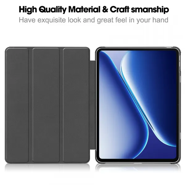 LEATHER Zaklápací kryt pre OnePlus Pad Go 2 šedý