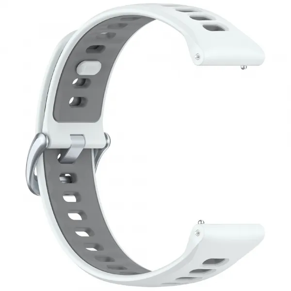 SPORTY Vymeniteľný silikónový remienok Coros Pace 4 WHITE-GREY